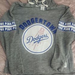 Dodgertown Pink Light Weight Hoodie XS