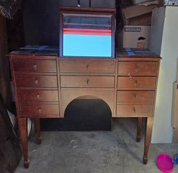 Jewelry Box with Vanity Mirror
