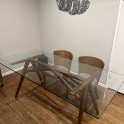 Wooden chairs