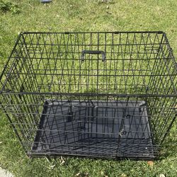 Dog Crate / Dog Cage – 2 Door Openings – Small/Medium Dog or Puppy