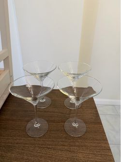 Set of 4 Martini Glasses