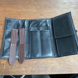 Cartier Brown Leather band for a roast Cartier  watch Was Black leather wallet