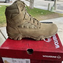 WOLVERINE SOFT TOE HIKING BOOTS SIZE 10.5 
