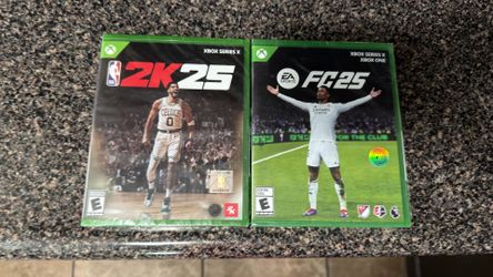 EA sports Xbox Series X 2k25 Fc25 video games