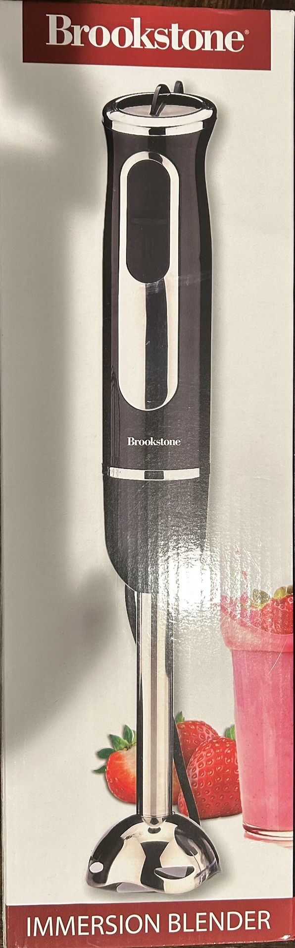 NEW Brookstone Immersion Blender – Sealed in Box! $15