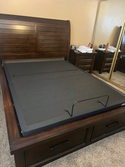 Queen bed frame