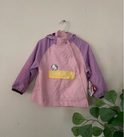 Hello Kitty Kids Rain Jacket with Hood 2T