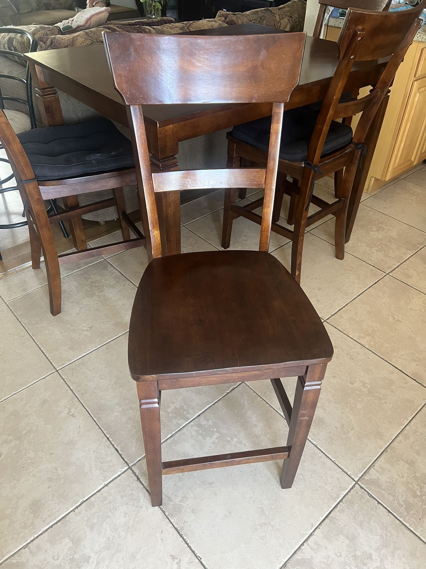 Dark Brown Table And Chairs