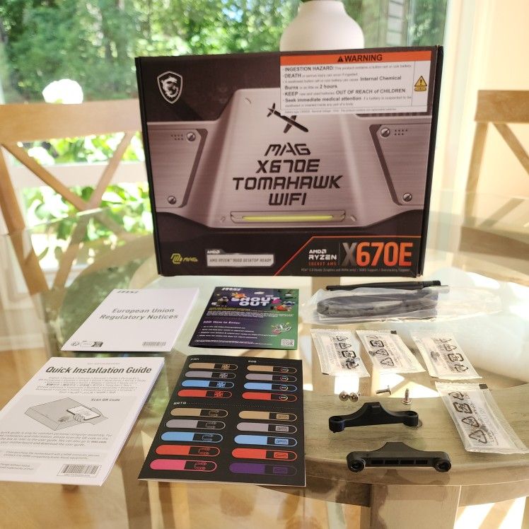 Msi X670e Tomahawk Wifi Am5 Motherboard
