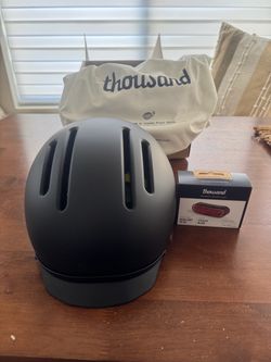 Thousand Bike Helmet with Magnetic Rear Light