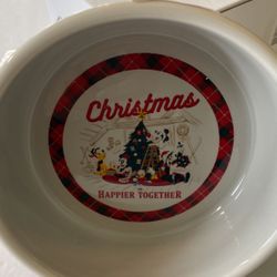 Disney Tails A Pet Collection By Disney Parks Holiday Christmas Bowl
