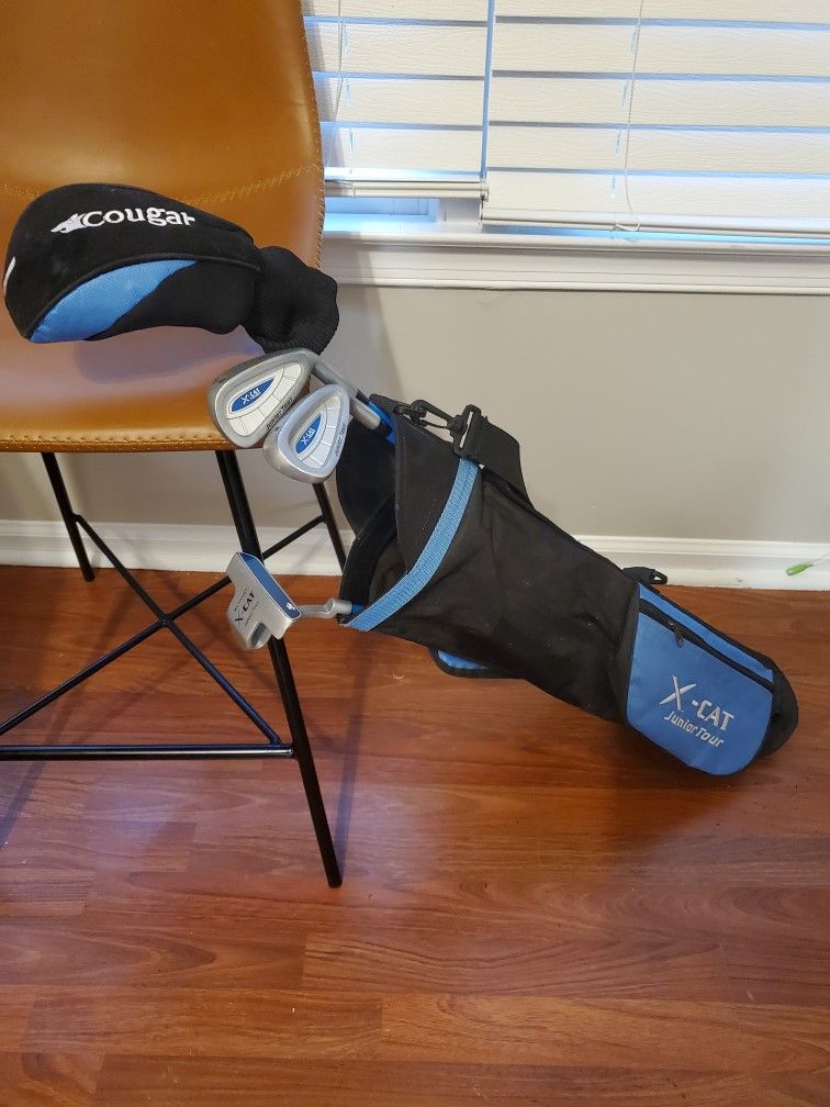Cougar X-Cat Tour II Junior Tour Golf Set With Sunday Carry Bag