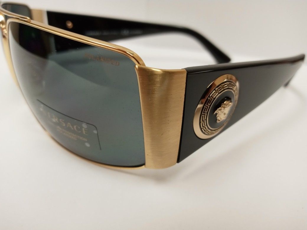 Versace polarize gold sunglasses