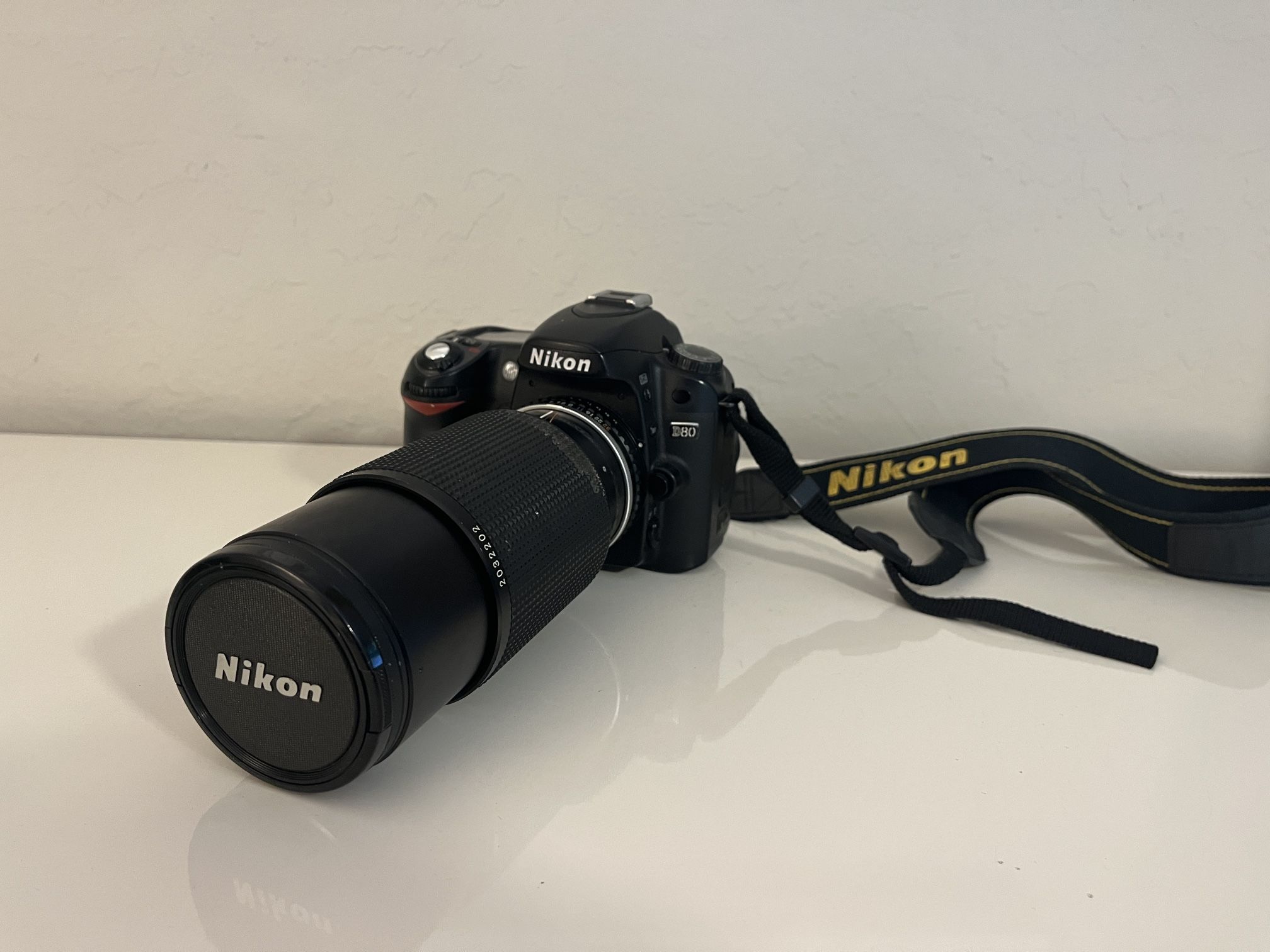 Nikon D80 Digital SLR Camera - Black (Includes 18-135mm, 72-210mm lens)