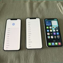 2 iPhone 12 Pro Max & Iphone  11 Like New
