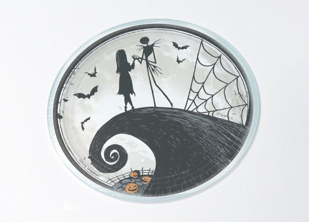 Jack Skellington Frosted Tempered Glass Cutting Board