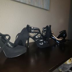 Black High Heels Lot 