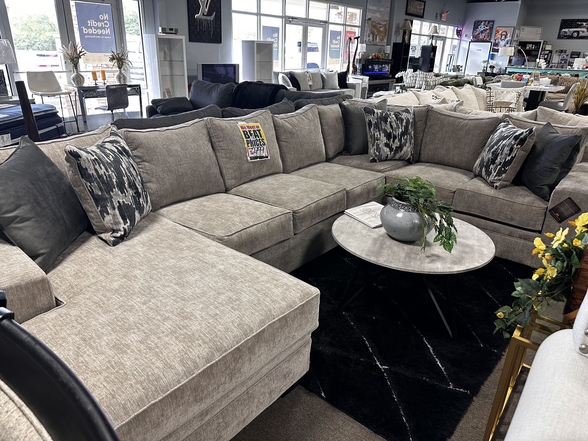 Customizable Sectional! $2599 🩶☎️✨ Any Color & Fabric!