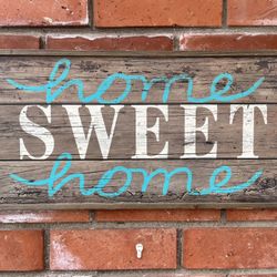 Wall Art "Home Sweet Home"