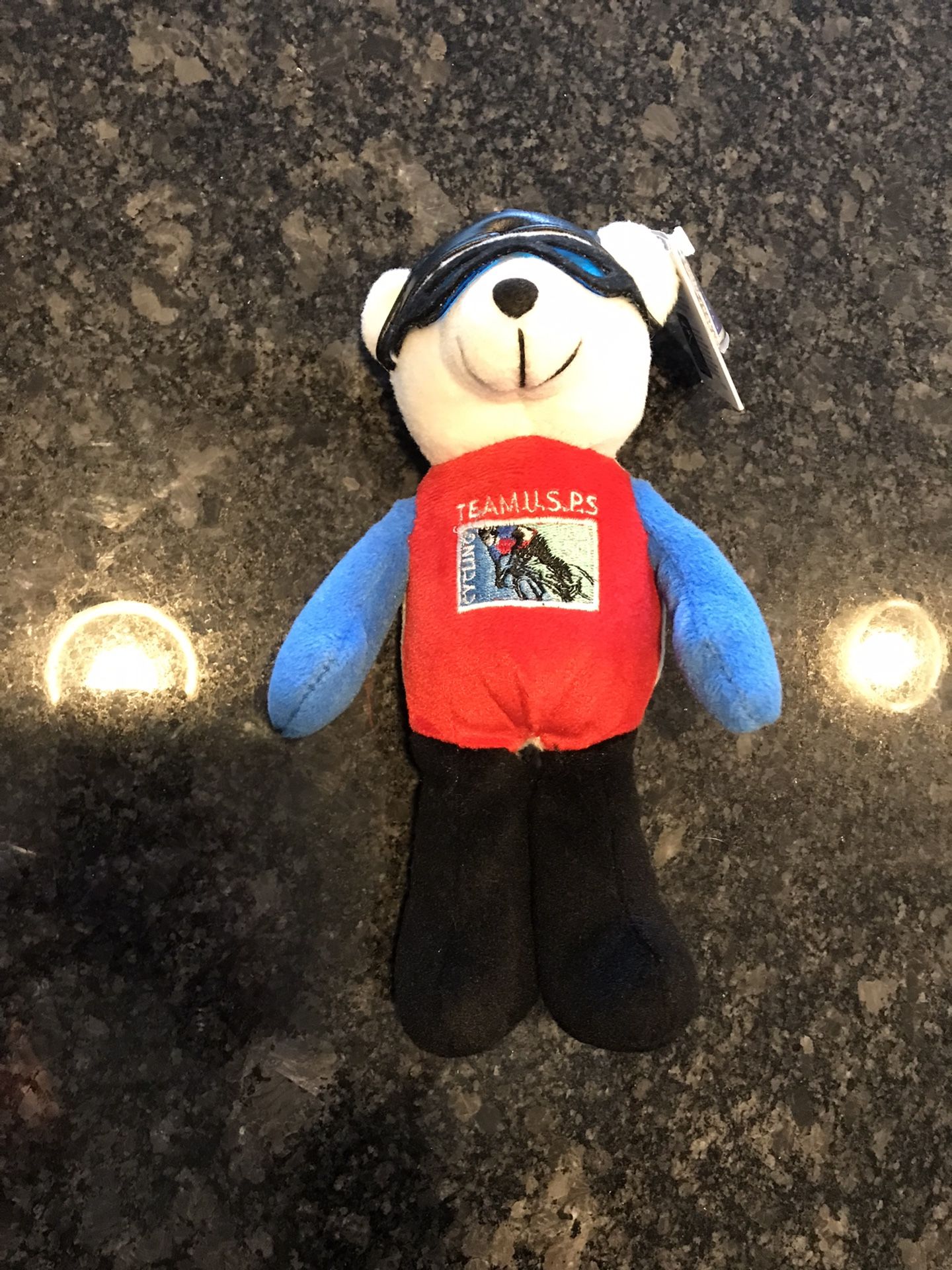 USPS Cycling Team Stamp Bear