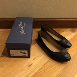 Womens Black Flats Size 7.5 W