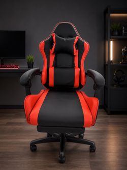 Gaming Chair with Footrest – $69.99