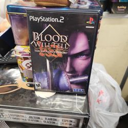 Blood Will Tell PS2