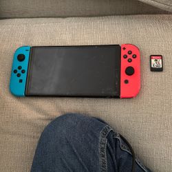 Nintendo Switch Oled With Super MarioBros Wonder  And Mario Party Superstars