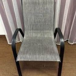 Gray Outdoor patio deck chair. Free to ask, I reply. 