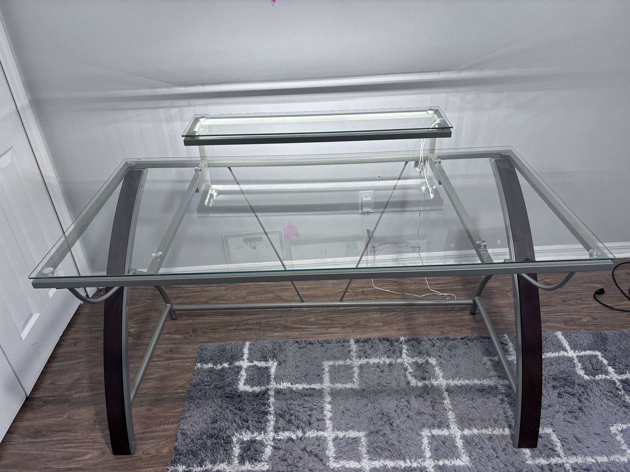 Glass Desk