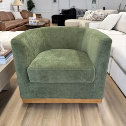 New Green Swivel Accent Chair