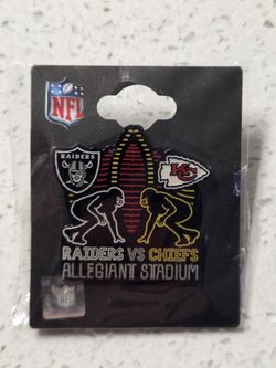 Raiders vs Chiefs Game Day Pin – Allegiant Stadium
