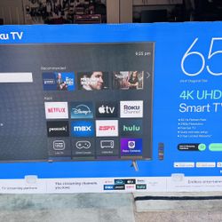 65” ONN 4K UHD Smart Roku TV