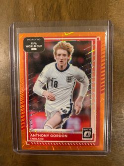 2025-26 Donruss FIFA Anthony Gordon England #67 Orange Velocity /199