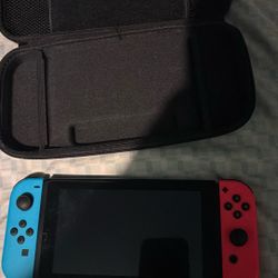 Nintendo Switch With Game And Case 
