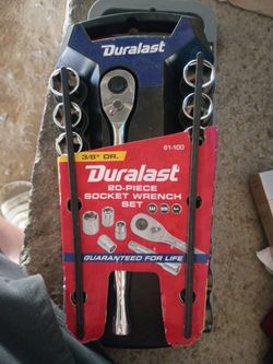 Durlast 3/8dr 20 pc socket wrench set