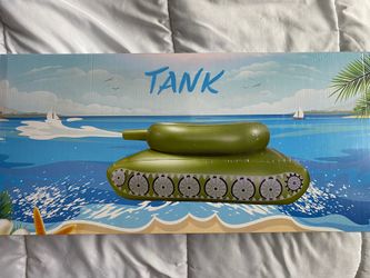 Inflatable Tank Pool  Float with Water Cannon Squirt Gun 