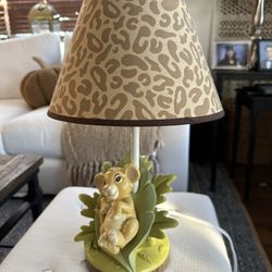 Vintage 90s Disney Simba Lion King Lamp