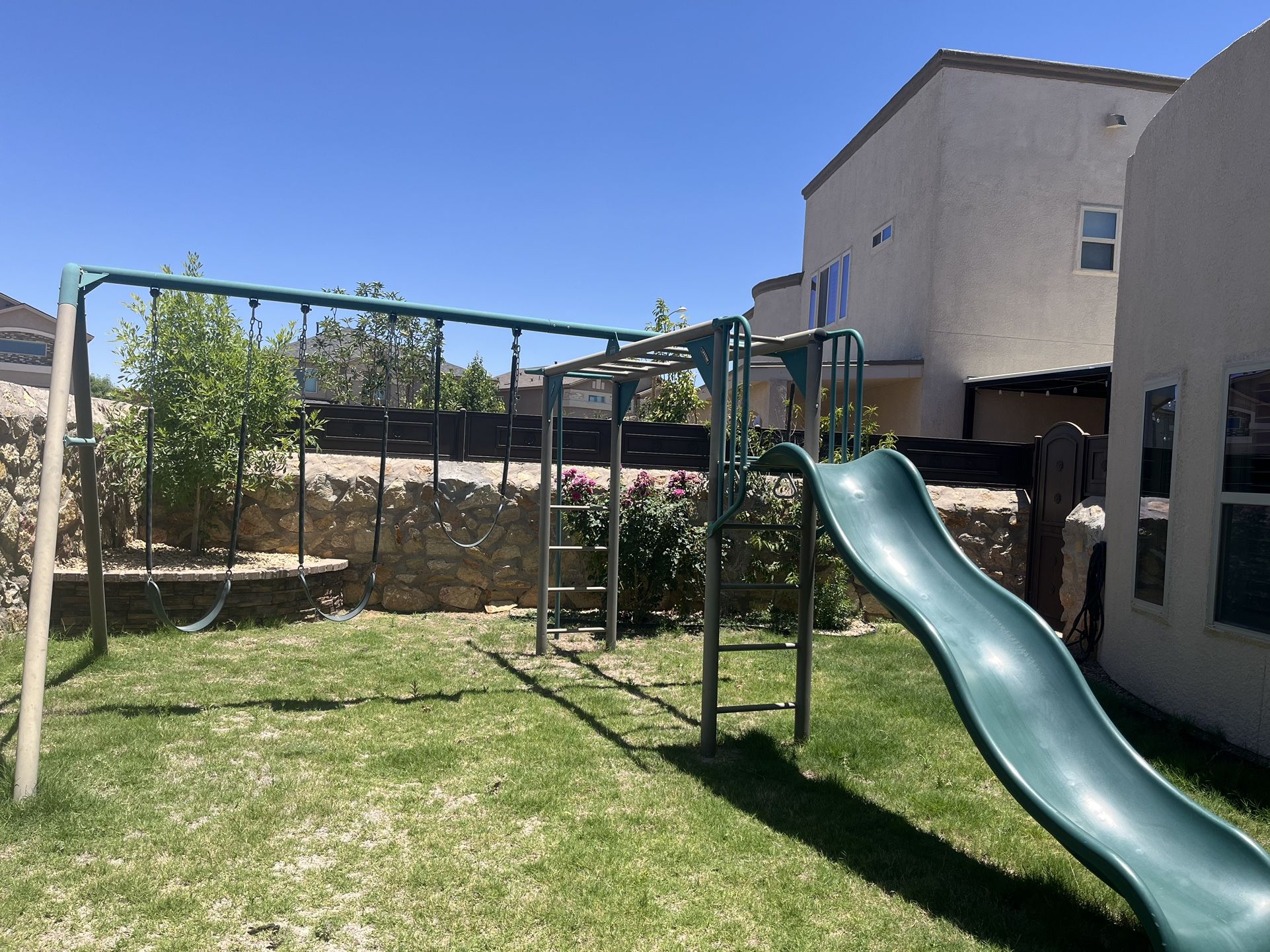 Lifetime Monkey Bar Adventure Swing Set