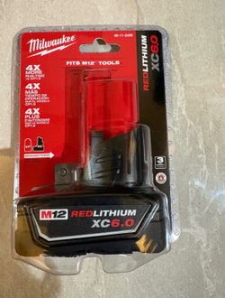 Milwaukee new battery 6ah