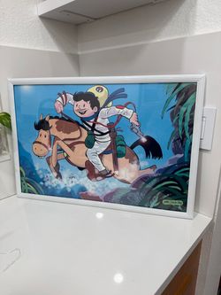 Poster of El Pidió Valdés animated Cubans, framed