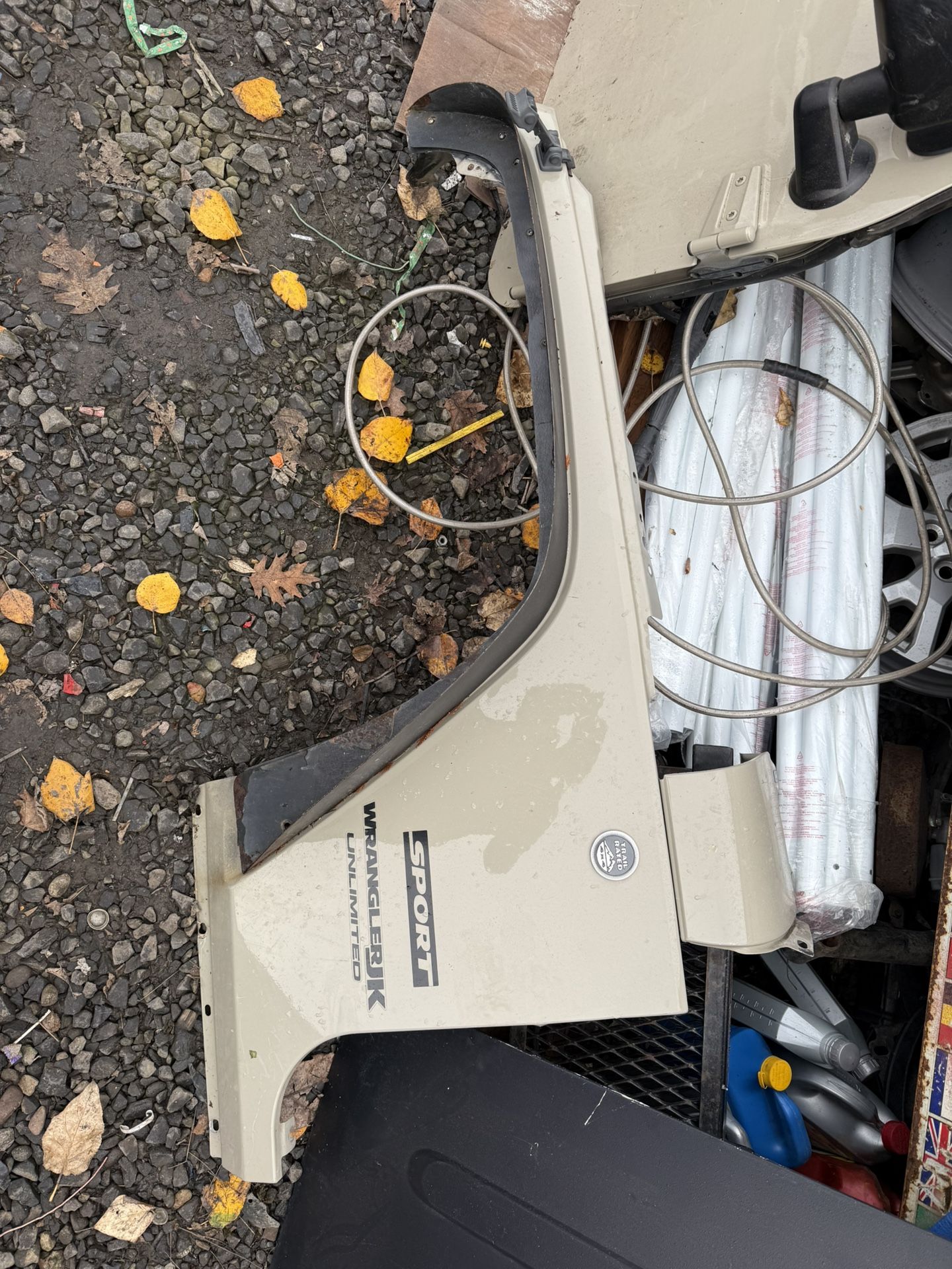 2007-2018 Jeep Wrangler Jk Driver Side Oem With Metal Flare 