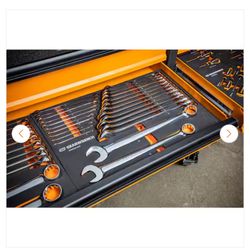 12-Point Long Pattern Combination Metric Wrench Set with EVA Foam Storage Tray (24-Piece)