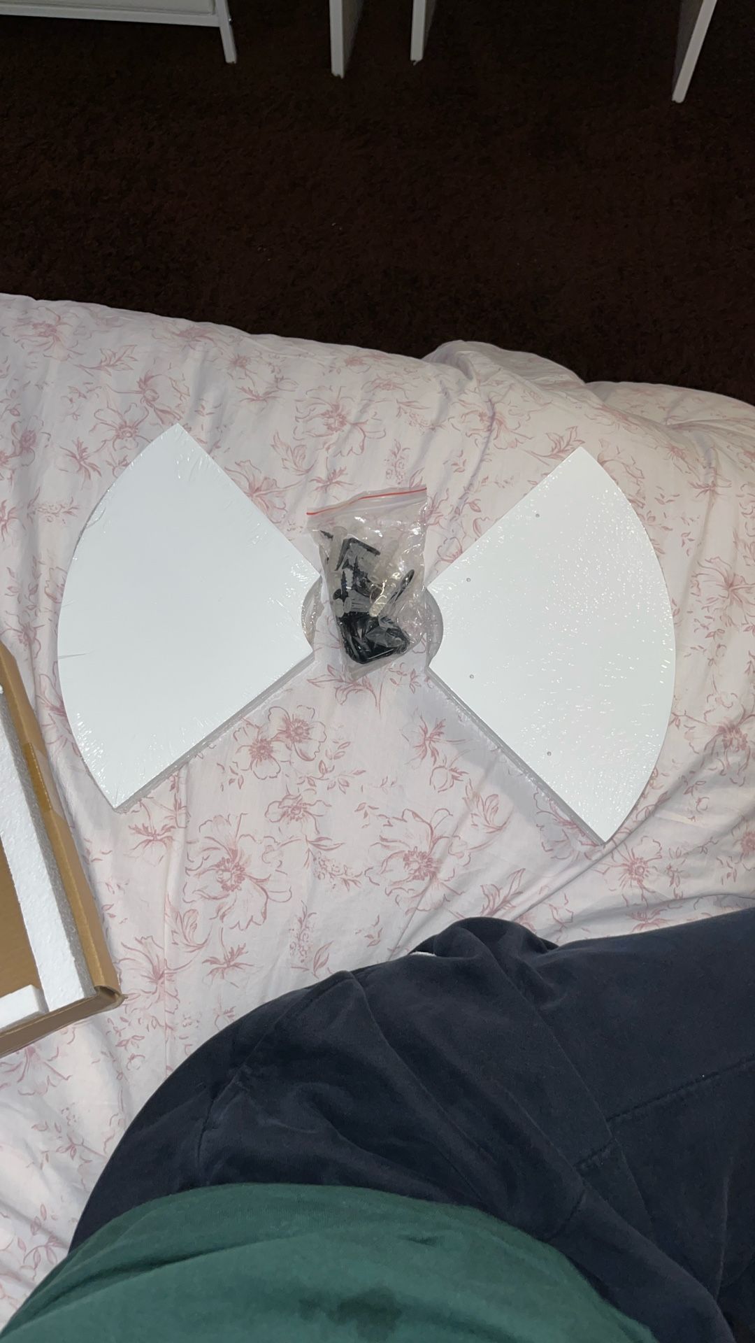 White Corner Shelf 