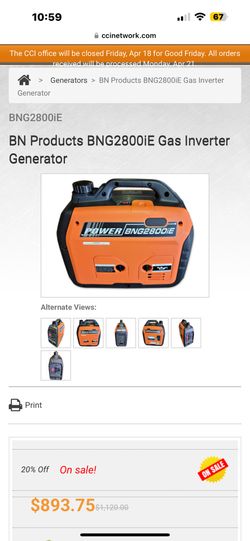 Power BNG2800iE