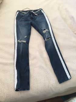 PAC SUN BRAND RIPPED JEANS