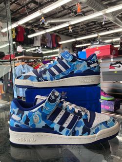 Adidas Forum 84 Low Bape 30th Anniversary Blue Camo