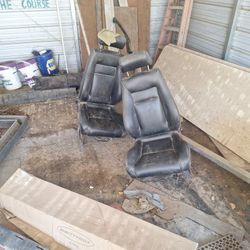 Leather Front Seats For 91 Jeep Wrangler 