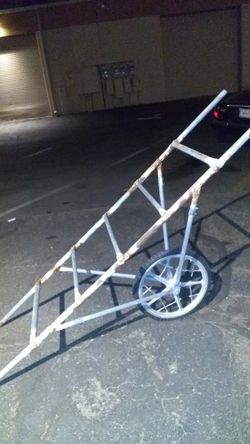 One wheel trailer frame