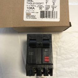 GE GFCI Circuit Breaker THQL2130GFT 30 Amps 2 Poles